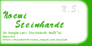 noemi steinhardt business card
